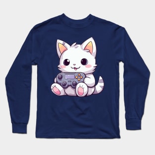 Kawaii Kitty Cat Long Sleeve T-Shirt